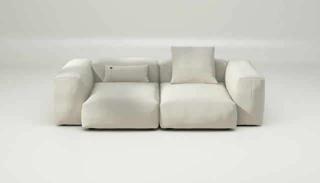 vetsak | Sofa Set 02 Medium - pique - creme | Modulares Sofa | 2.5 Sitzer | Big Sofa
