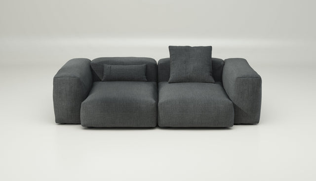 vetsak | Sofa Set 02 Medium - pique - dark grey | Modulares Sofa | 2.5 Sitzer | Big Sofa
