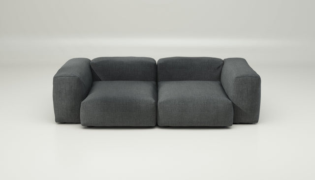 vetsak | Sofa Set 02 Medium - pique - dark grey | Modulares Sofa | 2.5 Sitzer | Big Sofa