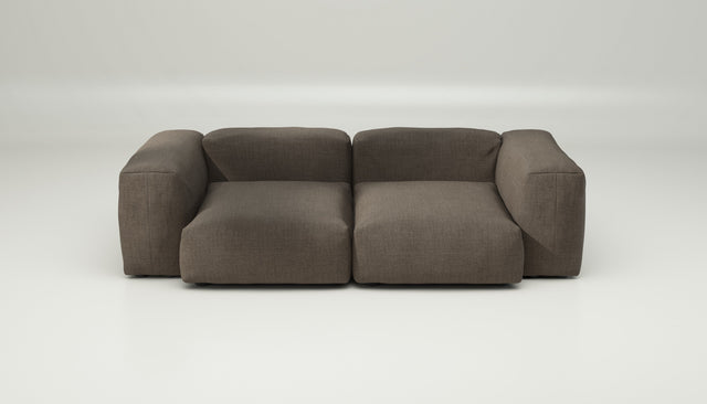 vetsak | Sofa Set 02 Medium - pique - taupe | Modulares Sofa | 2.5 Sitzer | Big Sofa
