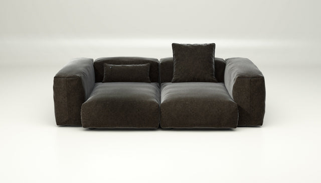 vetsak | Sofa Set 02 Medium - suave - anthracite | Modulares Sofa | 2.5 Sitzer | Big Sofa