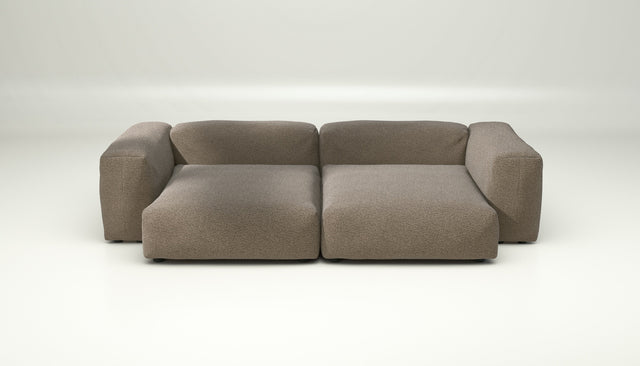 vetsak | Sofa Set 02 XLarge - loop loop - taupe | Modulares Sofa | 3.5 Sitzer | Big Sofa