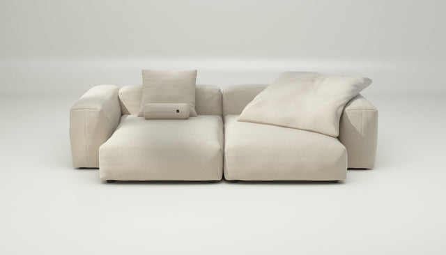 vetsak | Sofa Set 02 XLarge - pique - beige | Modulares Sofa | 3.5 Sitzer | Big Sofa