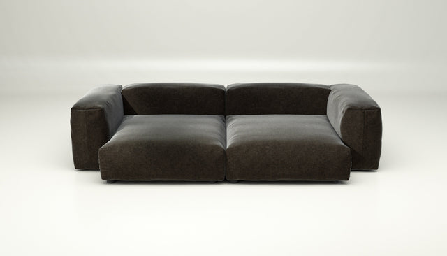 vetsak | Sofa Set 02 XLarge - suave - anthracite | Modulares Sofa | 3.5 Sitzer | Big Sofa