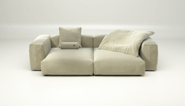 vetsak | Sofa Set 02 XLarge - suave - clay | Modulares Sofa | 3.5 Sitzer | Big Sofa