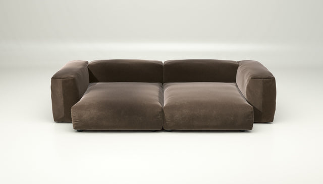 vetsak | Sofa Set 02 XLarge - suave - espresso | Modulares Sofa | 3.5 Sitzer | Big Sofa