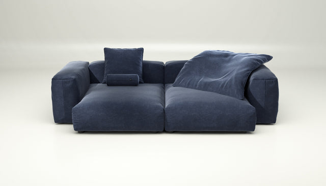 vetsak | Sofa Set 02 XLarge - suave - navy | Modulares Sofa | 3.5 Sitzer | Big Sofa