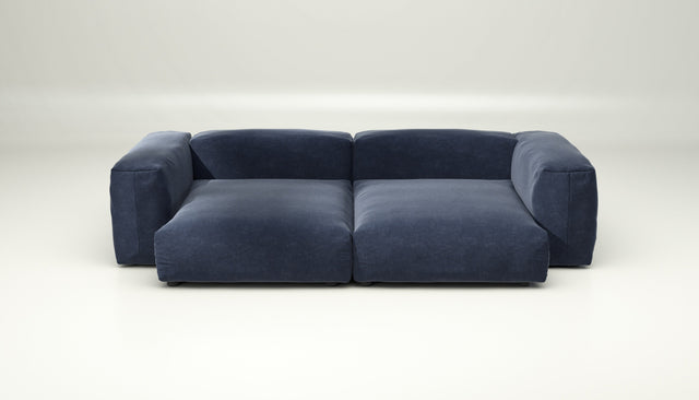 vetsak | Sofa Set 02 XLarge - suave - navy | Modulares Sofa | 3.5 Sitzer | Big Sofa