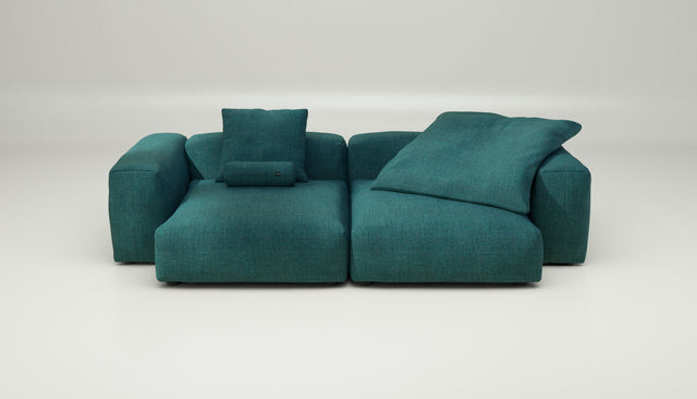vetsak | Sofa Set 02 XLarge - pique - cedar | Modulares Sofa | 3.5 Sitzer | Big Sofa