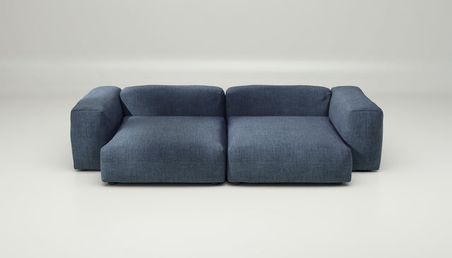 vetsak | Sofa Set 02 XLarge - Pique - Dark Blue | Modular Sofa | 3.5 Seater | Big Sofa