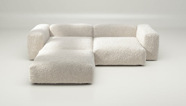 vetsak | Sofa Set 03 - doodle - creme | Modulares Sofa | 3.5 Sitzer | Big Sofa | Ecksofa