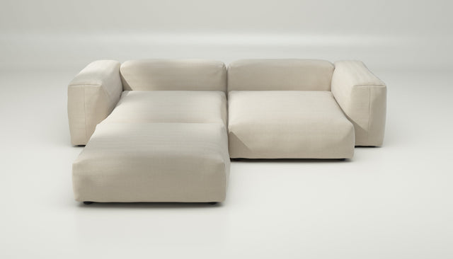vetsak | Sofa Set 03 - pique - beige | Modulares Sofa | 3.5 Sitzer | Big Sofa | Ecksofa