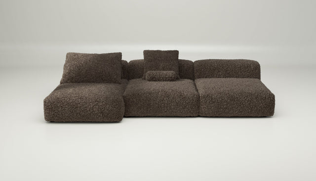 vetsak | Sofa Set 04 - doodle - cacao | Modulares Sofa | 5 Sitzer | Big Sofa