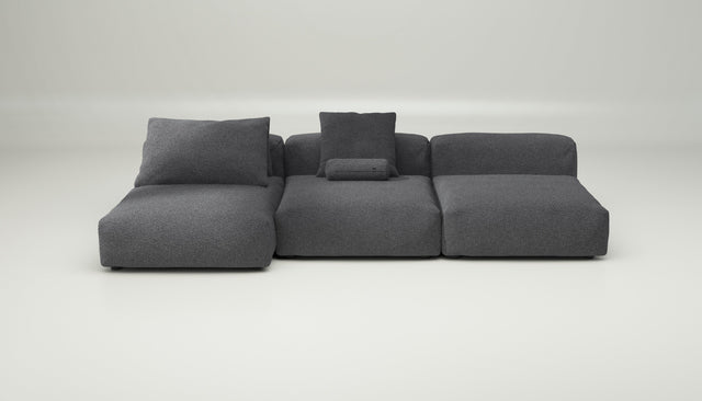 vetsak | Sofa Set 04 - loop loop - anthracite | Modulares Sofa | 5 Sitzer | Big Sofa