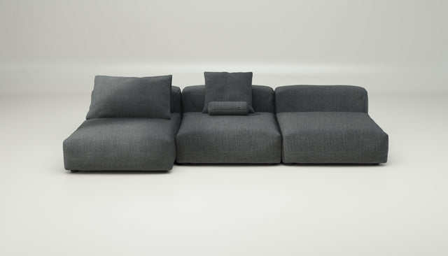 vetsak | Sofa Set 04 - pique - dark grey | Modulares Sofa | 5 Sitzer | Big Sofa