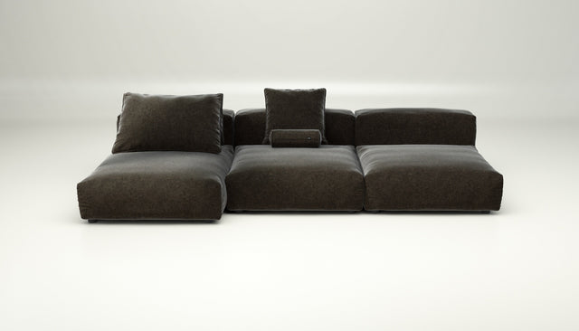 vetsak | Sofa Set 04 - suave - anthracite | Modulares Sofa | 5 Sitzer | Big Sofa