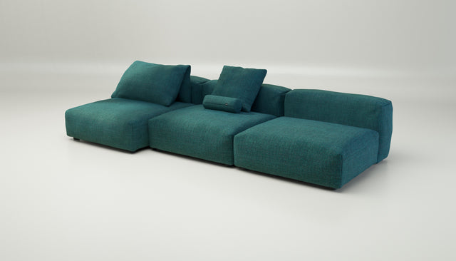 vetsak | Sofa Set 04 - pique - cedar | Modulares Sofa | 5 Sitzer | Big Sofa