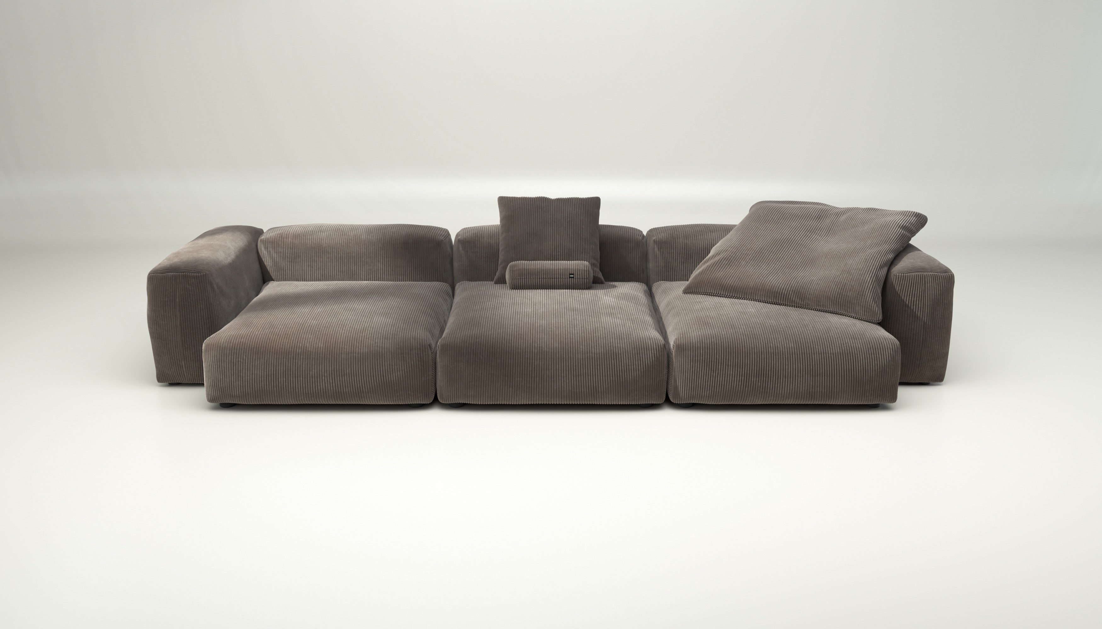 vetsak | Sofa Set 05 - cord velour - mocha | Modulares Sofa | 5