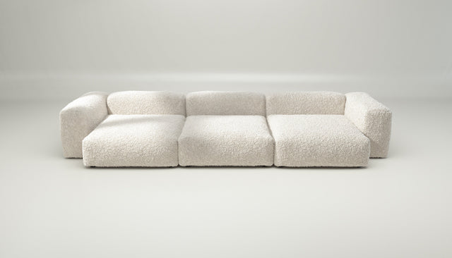 vetsak | Sofa Set 05 - doodle - creme | Modulares Sofa | 5 Sitzer | Big Sofa | Ecksofa