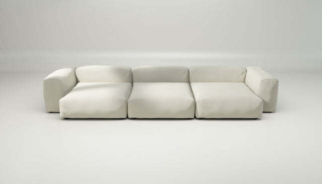 vetsak | Sofa Set 05 - pique - creme | Modulares Sofa | 5 Sitzer | Big Sofa | Ecksofa
