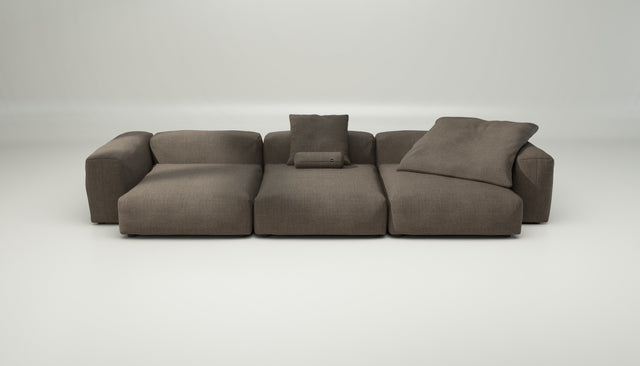 vetsak | Sofa Set 05 - pique - taupe | Modulares Sofa | 5 Sitzer | Big Sofa | Ecksofa