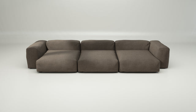 vetsak | Sofa Set 05 - pique - taupe | Modulares Sofa | 5 Sitzer | Big Sofa | Ecksofa