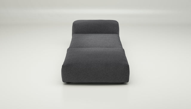 vetsak | Sofa Set 07 - Sun Lounger - loop loop - anthracite | Modulares Sofa | 2 Sitzer | Daybed | Chaiselounge