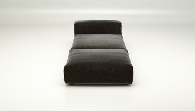 vetsak | Sofa Set 07 - Sun Lounger - suave - anthracite | Modulares Sofa | 2 Sitzer | Daybed | Chaiselounge