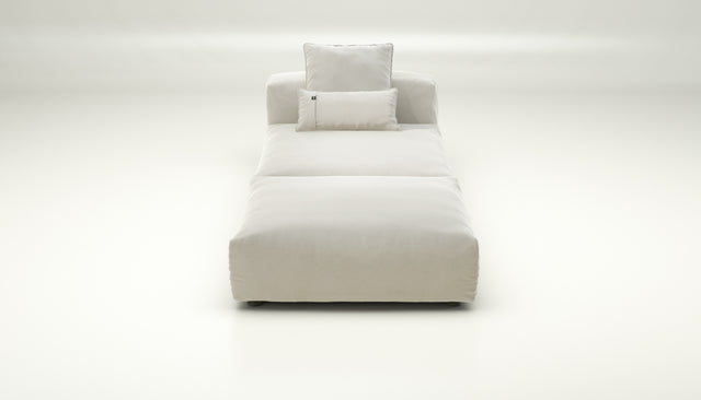 vetsak | Sofa Set 07 - Sun Lounger - suave - pearl | Modulares Sofa | 2 Sitzer | Daybed | Chaiselounge