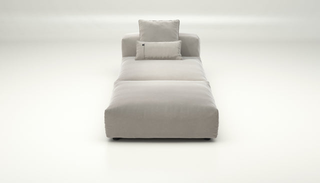 vetsak | Sofa Set 07 - Sun Lounger - Suave - Clay | Modulares Sofa | 2 Sitzer | Daybed | Chaiselounge