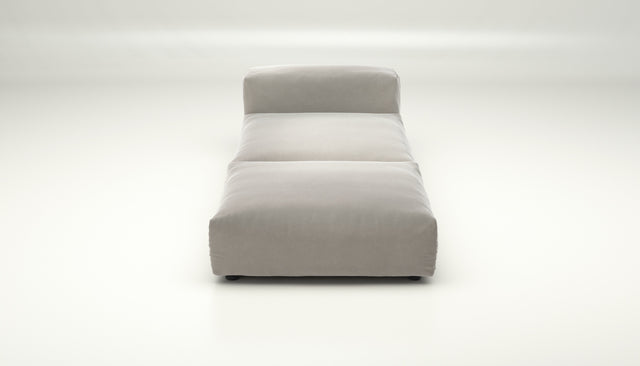 vetsak | Sofa Set 07 - Sun Lounger - Suave - Clay | Modulares Sofa | 2 Sitzer | Daybed | Chaiselounge