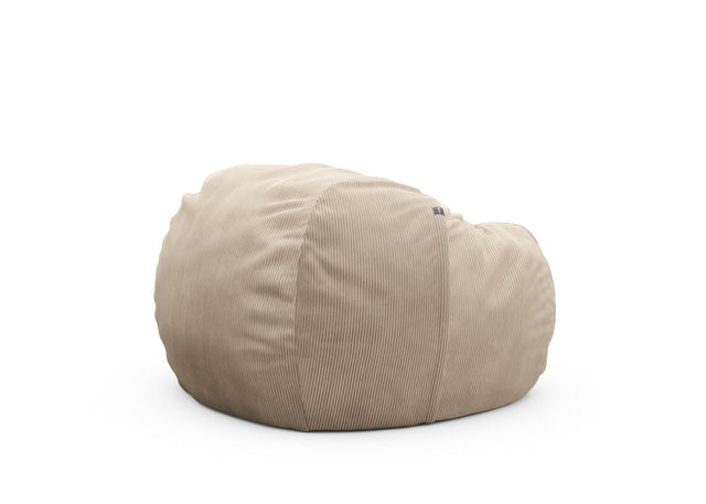 the beanbag - cord velour - sand - 110cm x 70cm