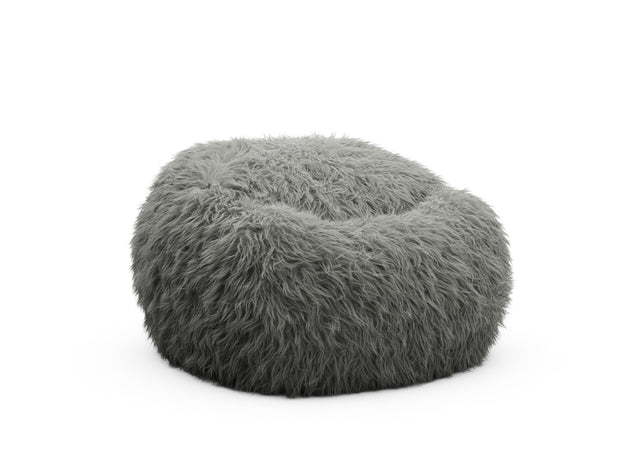 the beanbag - flokati - grey