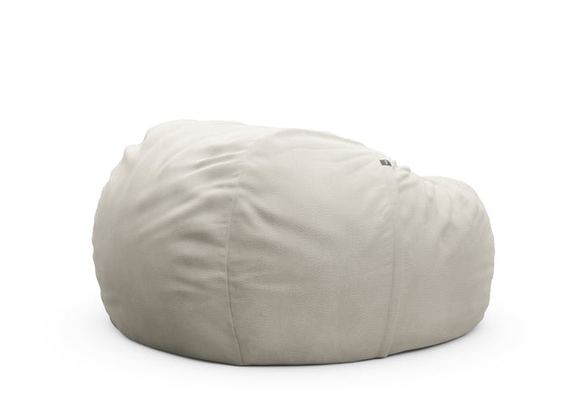 the jumbo beanbag - knit - creme