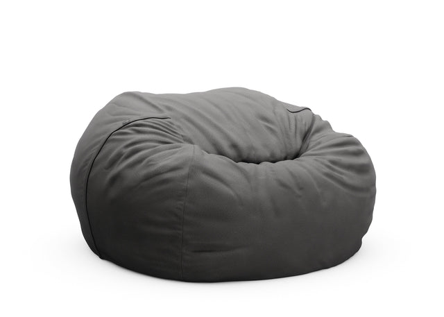 the jumbo beanbag - knit - dark grey