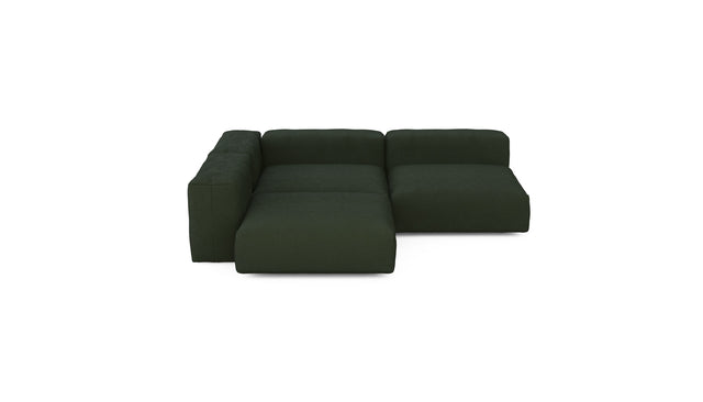 Preset three module corner sofa - loop loop - mousse - 241cm x 241cm