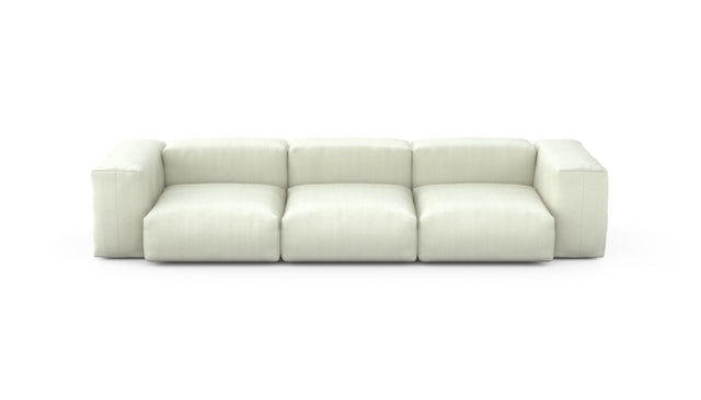 Preset three module sofa - herringbone - beige - 314cm x 115cm