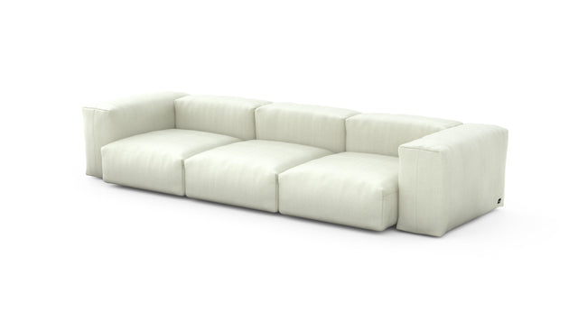 Preset three module sofa - herringbone - beige - 314cm x 115cm