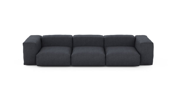 Preset three module sofa - herringbone - dark grey - 314cm x 115cm