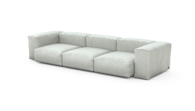 Preset three module sofa - herringbone - light grey - 314cm x 115cm