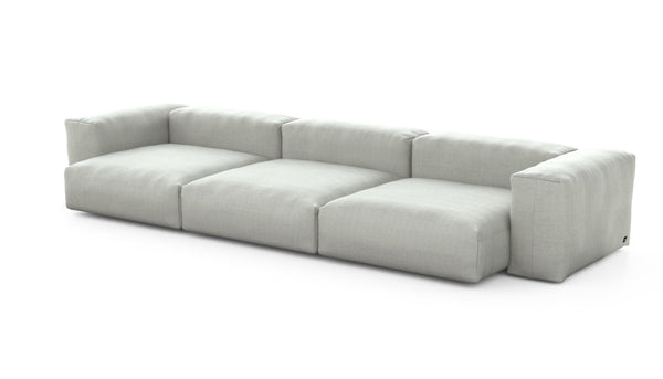 Preset three module sofa - pique - light grey - 377cm x 136cm