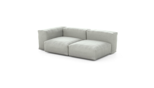 Preset two module chaise - pique - light grey - 199cm x 115cm