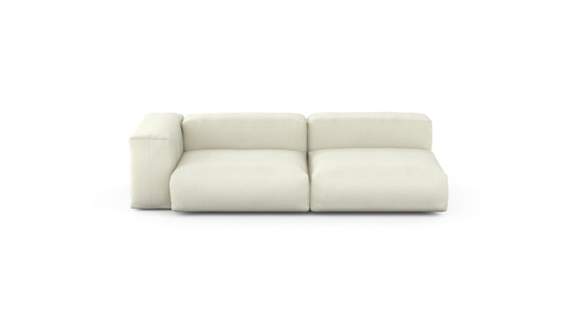 Preset two module chaise - pique - creme - 241cm x 115cm