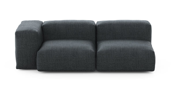 Preset two module chaise sofa - 199 x 94 - pique - dark grey
