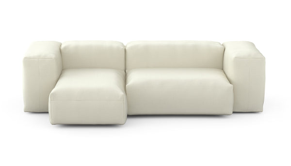 Preset two module chaise sofa - 230 x 115 - pique - creme
