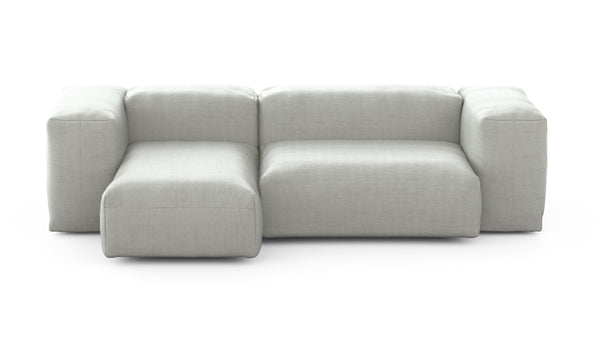 Preset two module chaise sofa - 230 x 115 - pique - light grey