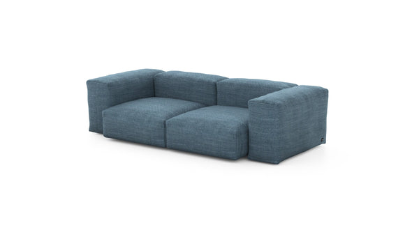 Preset two module sofa - pique - dark blue - 230cm x 115cm