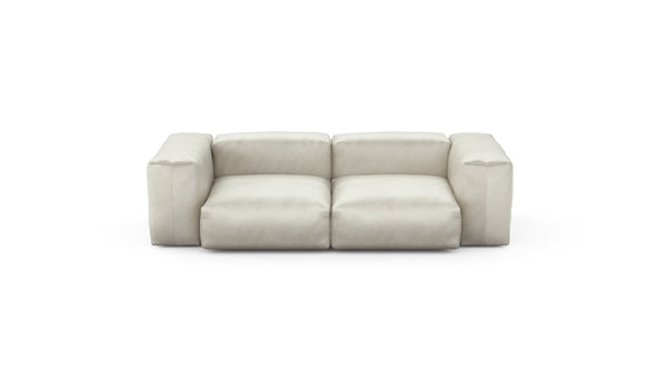 Preset two module sofa - velvet - creme - 230cm x 115cm