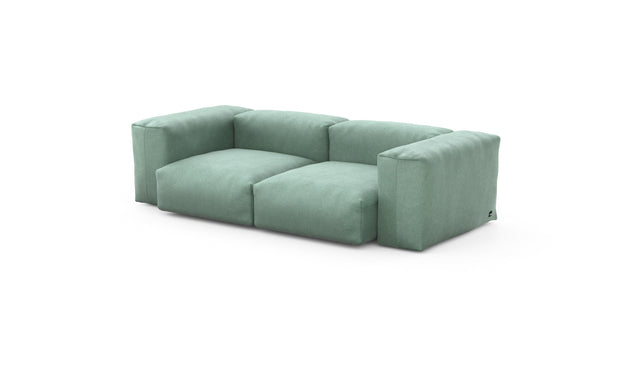 Preset two module sofa - velvet - mint - 230cm x 115cm