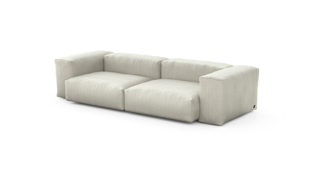 Preset two module sofa - herringbone - stone - 272cm x 115cm